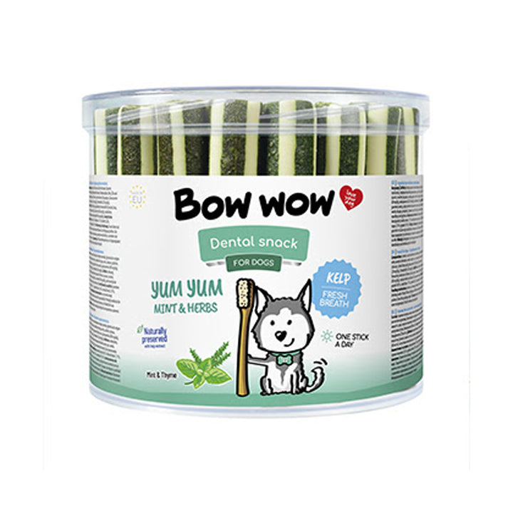 Bow Wow Recompense Pentru Caini Tuburi cu Menta si Ierburi 35 buc box