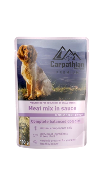 Carpathian Dog Adult Small Breed Mix in Sos 100 Gr