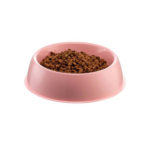 Castron antiderapant pentru animale, 4DOG DELUXE, plastic roz, 0.85l - modern și durabil