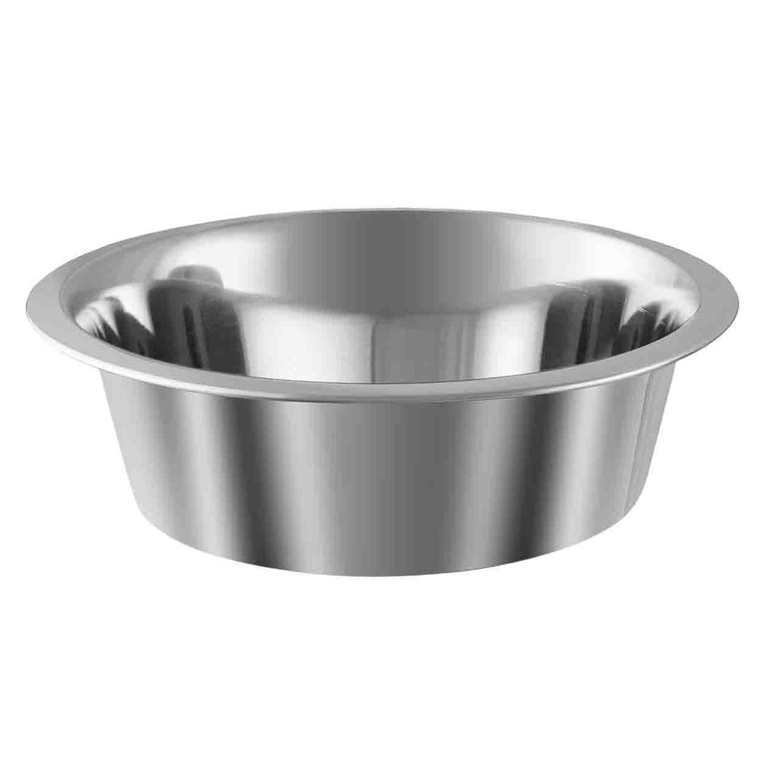 Castron inox pentru hrănirea animalelor 2.83l, 4DOG, 25cm, ideal pentru animale mari