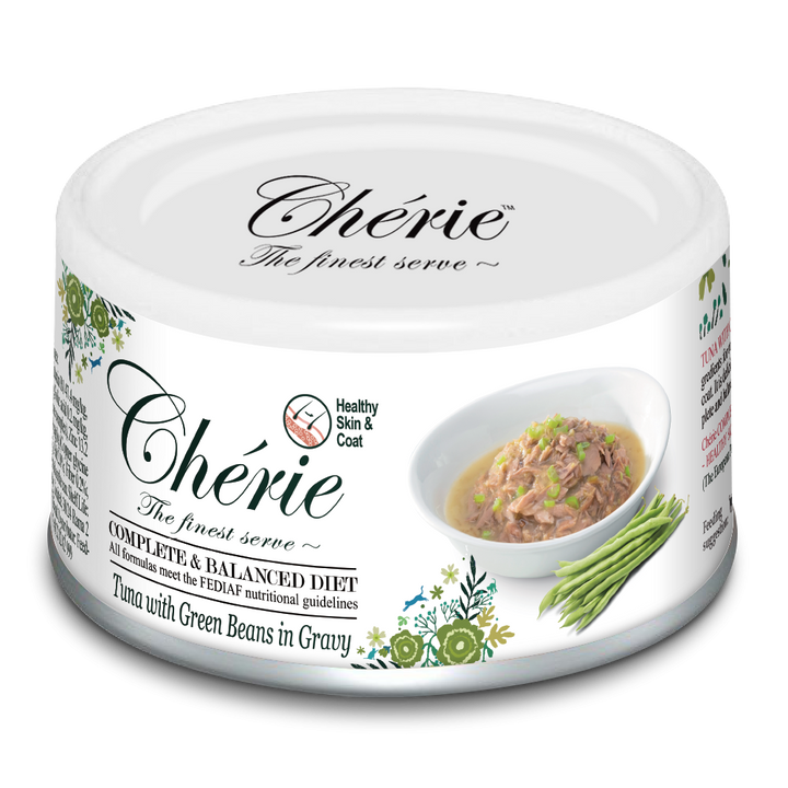 Cherie Adult Skin and Coat Cat Ton cu Fasole Verde