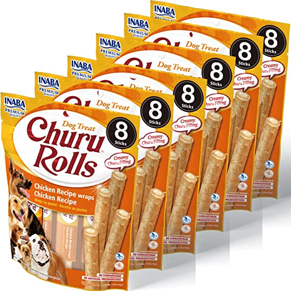 Churu Bites Recompense pentru Caini cu Pui 3x12 Gr