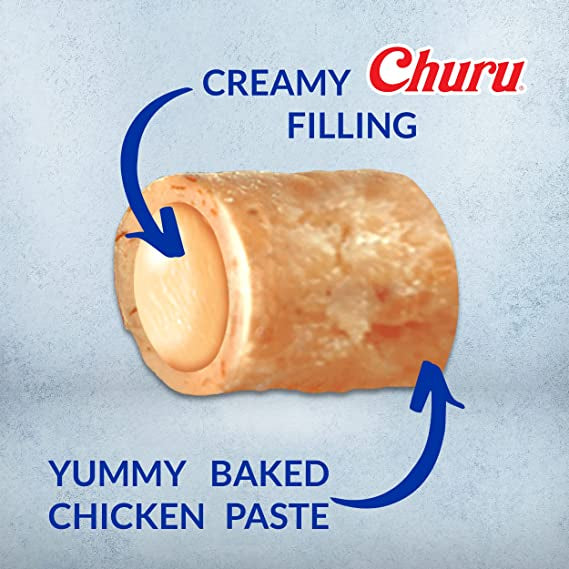Churu Bites Recompense pentru Caini cu Pui 3x12 Gr