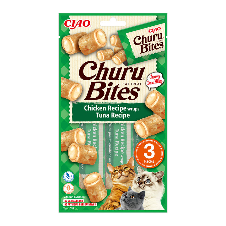 Churu Bites Recompense pentru Pisici cu Pui si Ton