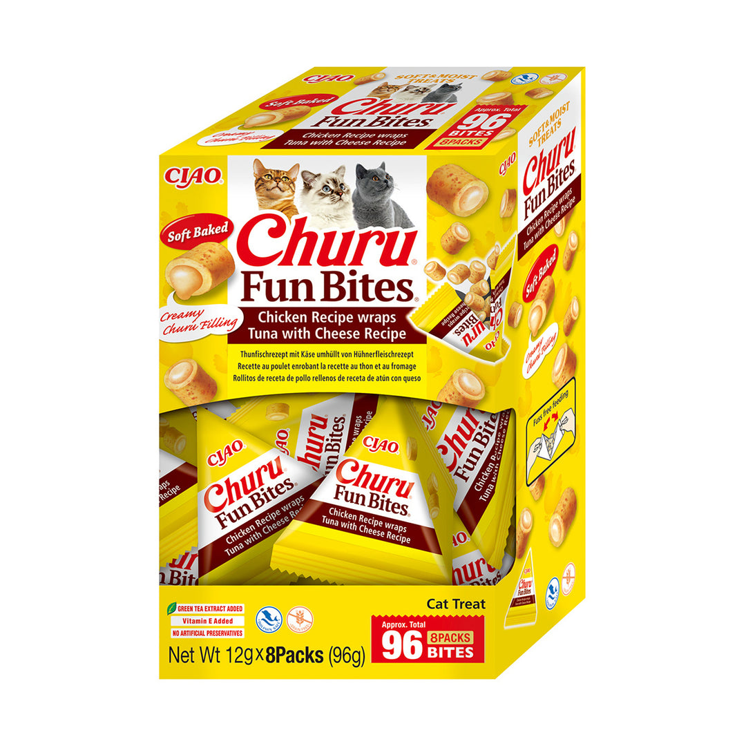 Churu Cat Fun Bites Reteta cu Pui, Ton si Branza
