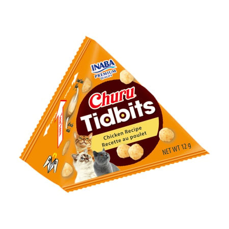 Churu Cat Tidbits Recompense pentru Pisici cu Pui 3 Buc 3x14 Gr