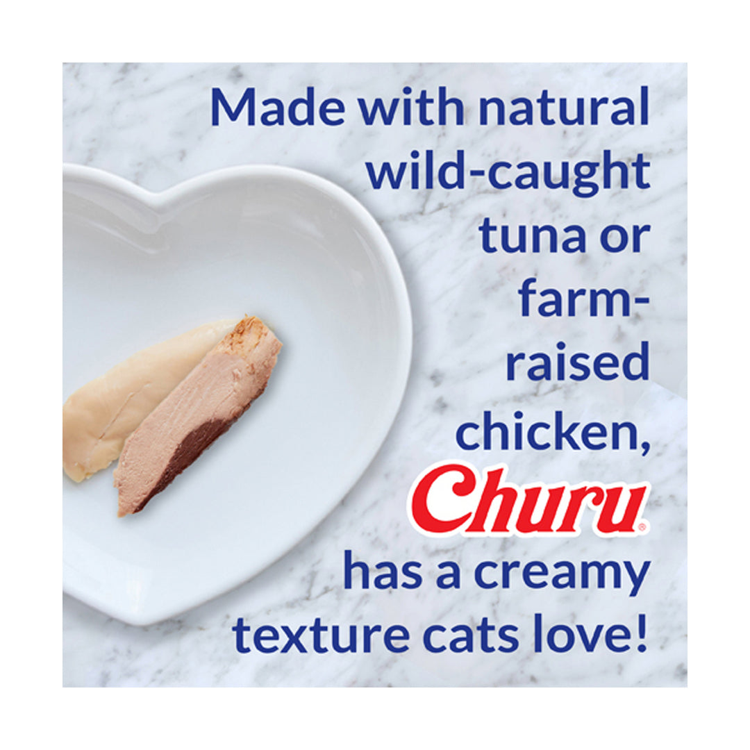 Churu Cat Varieties Hairball Recompense Cremoase cu Pui si Ton 20 Buc 20x14 Gr