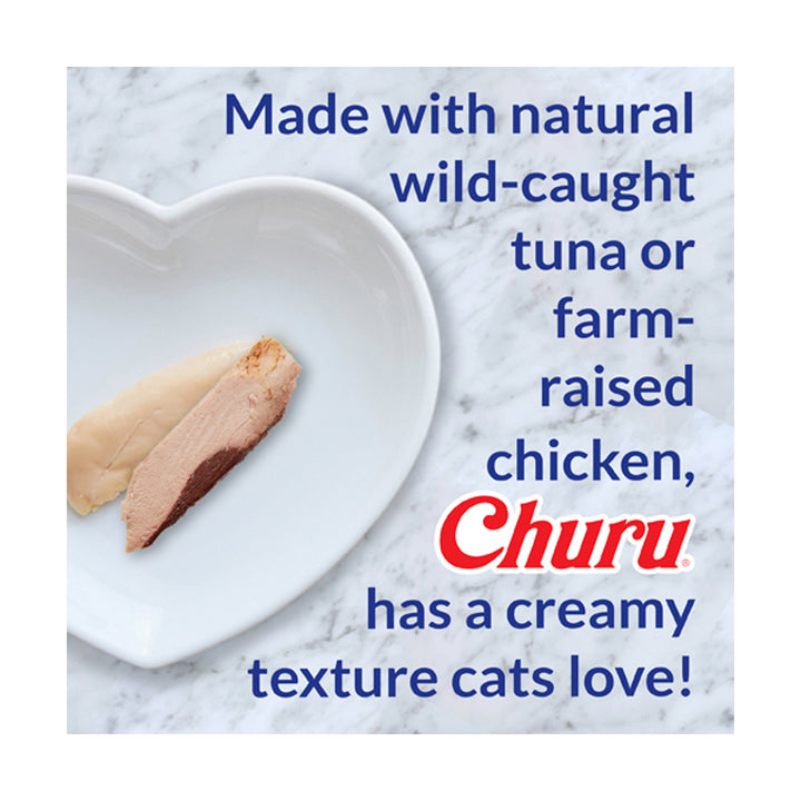 Churu Cat Varieties Hairball Recompense Cremoase cu Pui si Ton 20 Buc 20x14 Gr