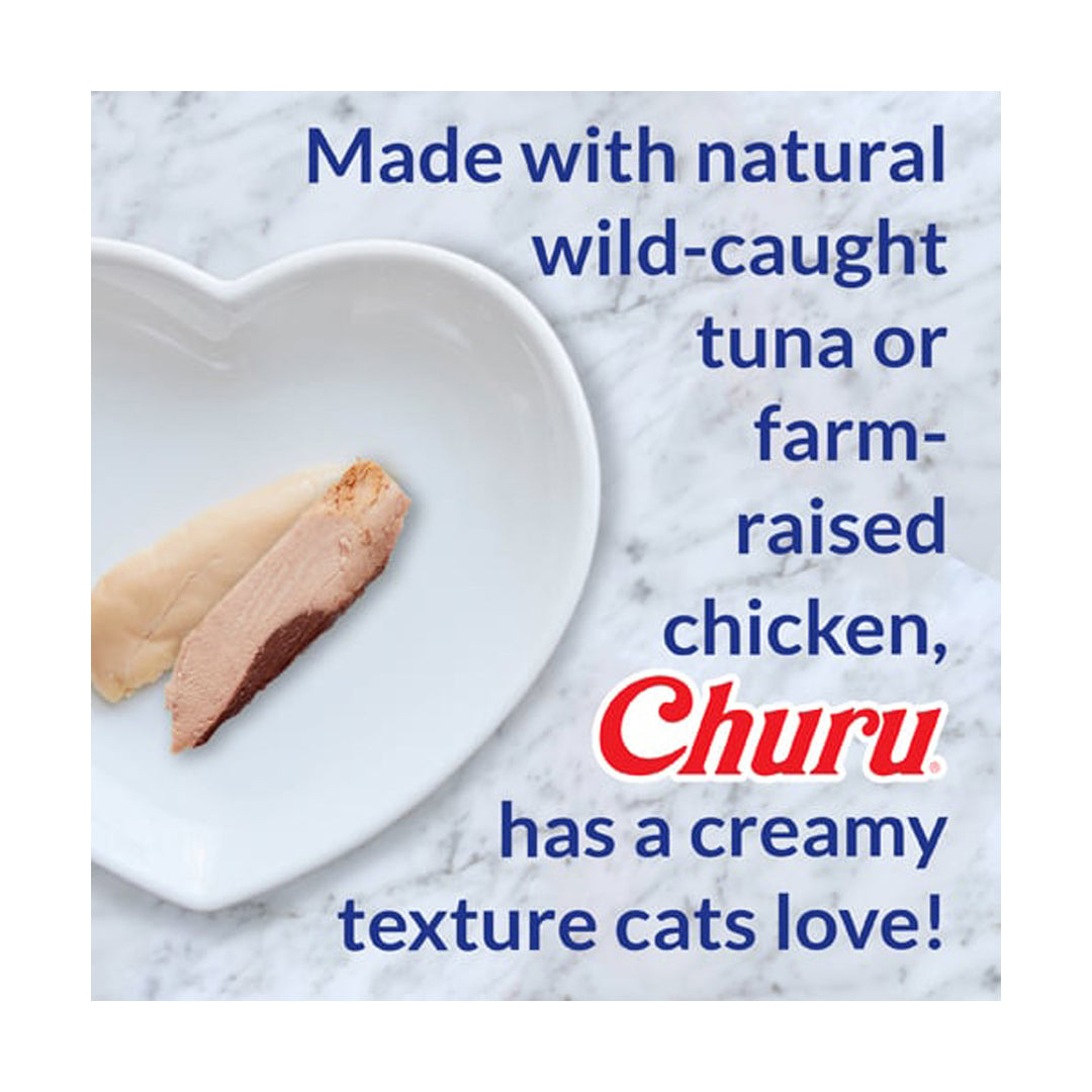 Churu Kitten Varieties Recompense Cremoase cu Pui si Ton 20 Buc 20x10 Gr