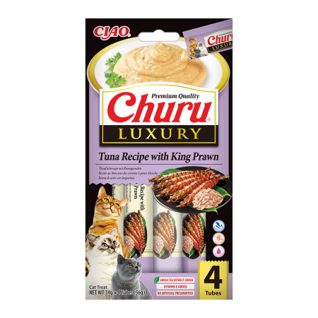 Churu Luxury Recompensa Cremoasa Reteta cu Ton si Creveti King