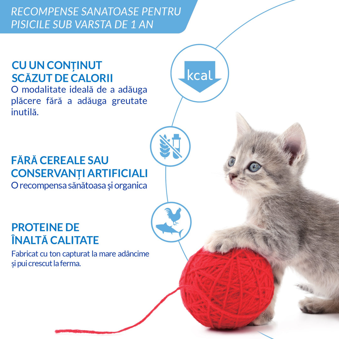 Churu Recompensa Cremoasa Kitten cu Ton 56 Gr
