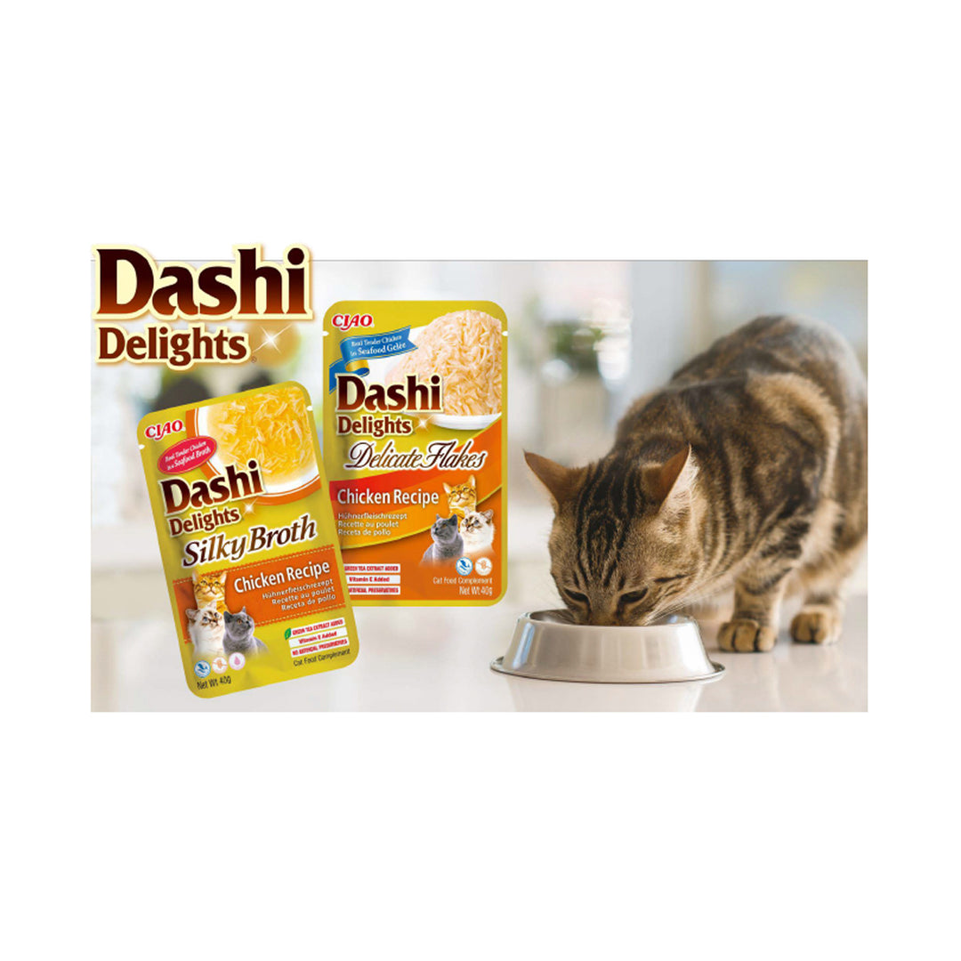 Ciao Dashi Delights Delicate Flakes Reteta cu Pui si Branza 70 Gr