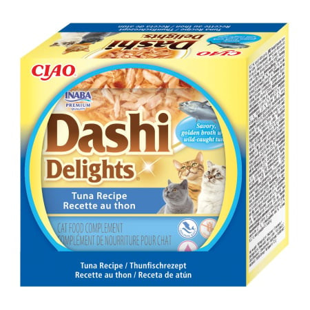 Ciao Dashi Delights pentru pisici cu Ton 70 Gr