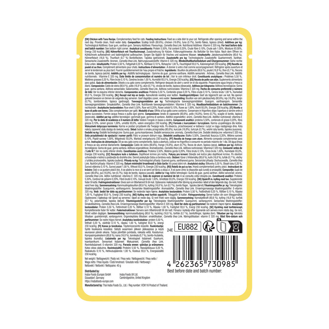 Ciao Dashi Delights Silky Broth Reteta cu Pui si Ton 40 Gr