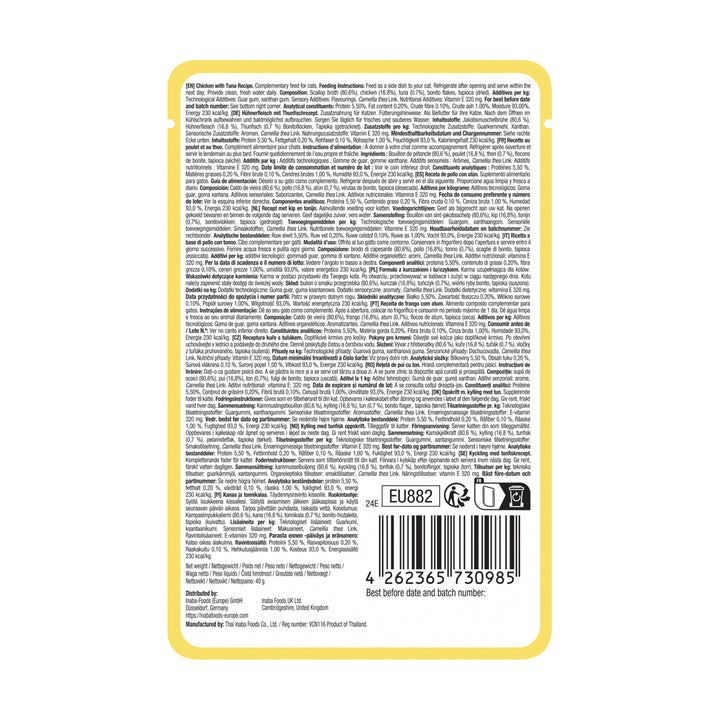 Ciao Dashi Delights Silky Broth Reteta cu Pui si Ton 40 Gr