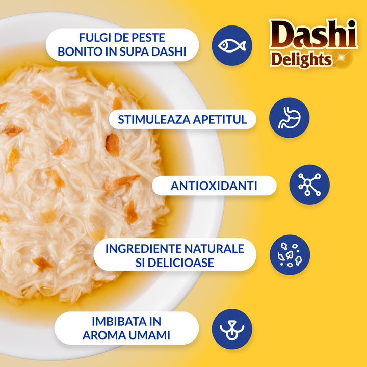 Ciao Dashi pentru pisici cu Pui si Ton 70 Gr