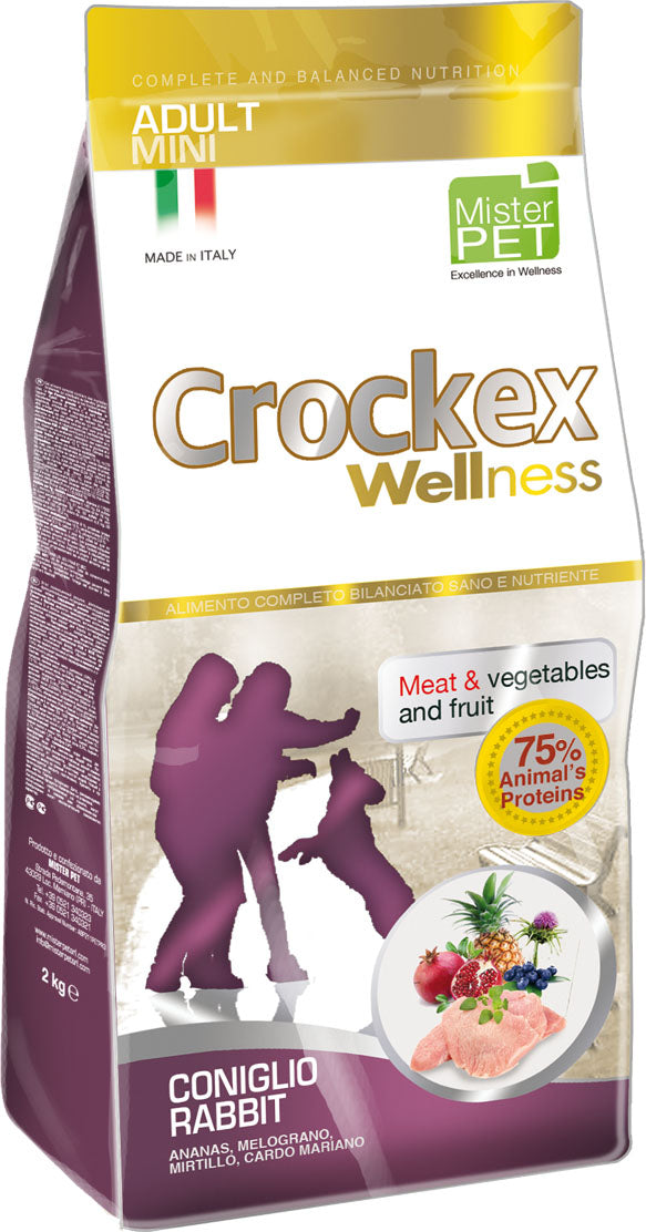Crockex Wellness Dog Adult Mini RabbitRice 7.5kg