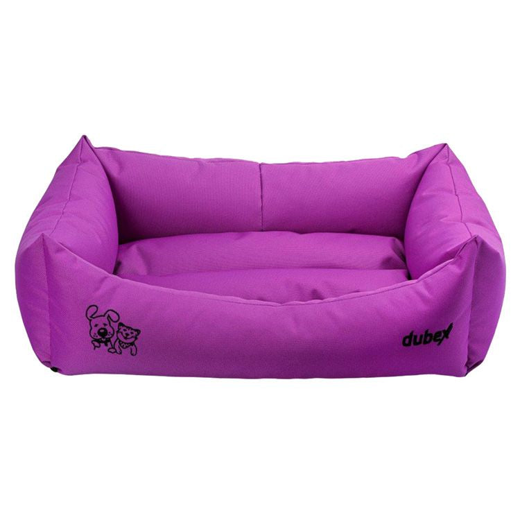 Culcuș impermeabil pentru câini sau pisici 64x44x22cm 4DOG DELUXE oxford m lila