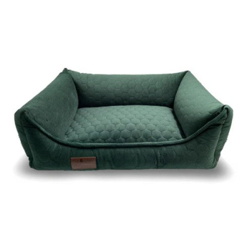 Culcusul pentru caini Meduza Riviera, verde inschis, 90x70 cm