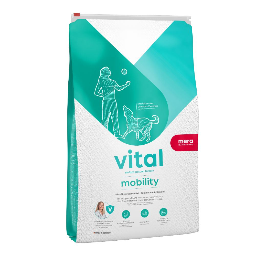 Dietă veterinară mobilitate canina MERA VITAL 10kg - formula antiinflamatorie și protecție articulară