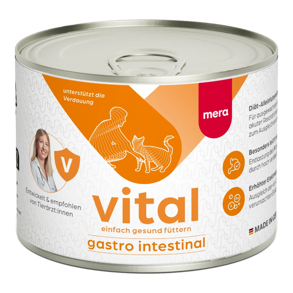 Dietă veterinară gastro intestinală pisici MERA VITAL 200g