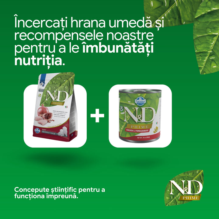 Hrana Uscata Caini Farmina N&amp;D PND0250069 | Pui, Rodie, 2.5kg