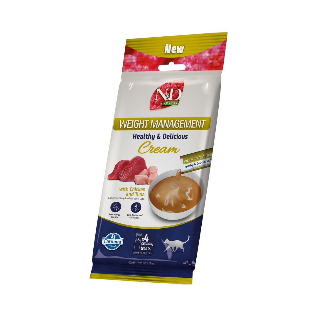 Snackuri Pisici Farmina N&D KND00060083 | Pui, Ton, 4x15g