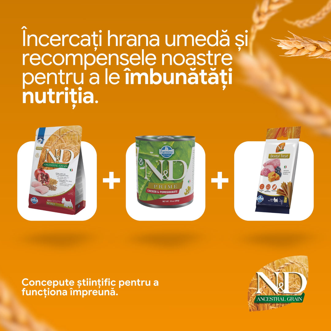 Hrana Uscata Caini Farmina N&amp;D PND0700050 | Pui, Rodie, 7kg