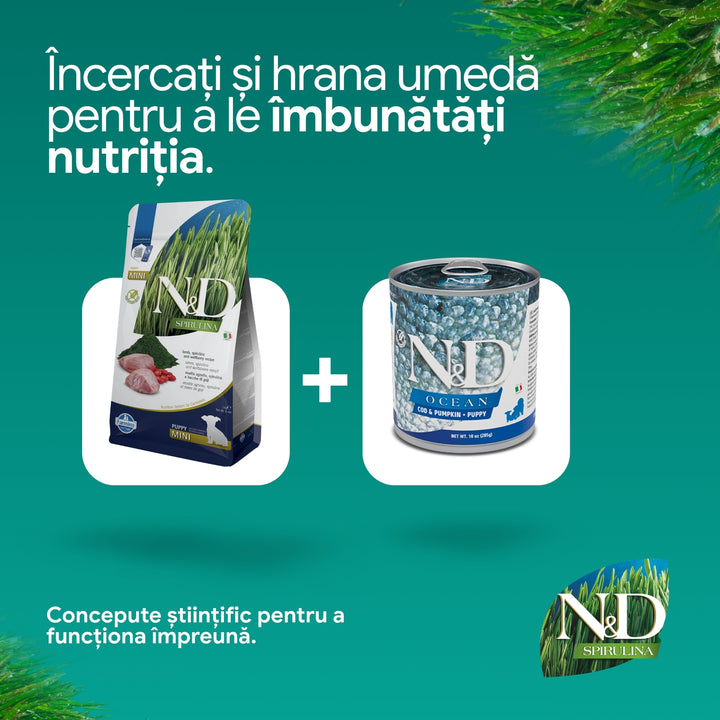 Hrana Uscata Caini Farmina N&amp;D PND0200004 | Puppy Mini, Miel, Goji, 2kg