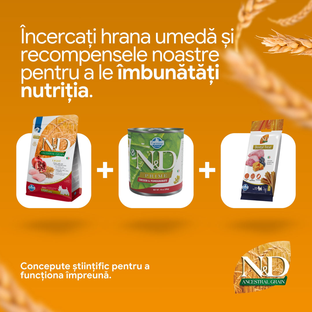 Hrana Uscata Caini Farmina N&amp;D PND0250085 | Pui, 2.5kg, Light