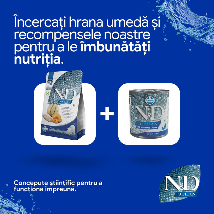 Hrana Uscata Caini Farmina N&amp;D PND0250120 | Cod, 2.5kg