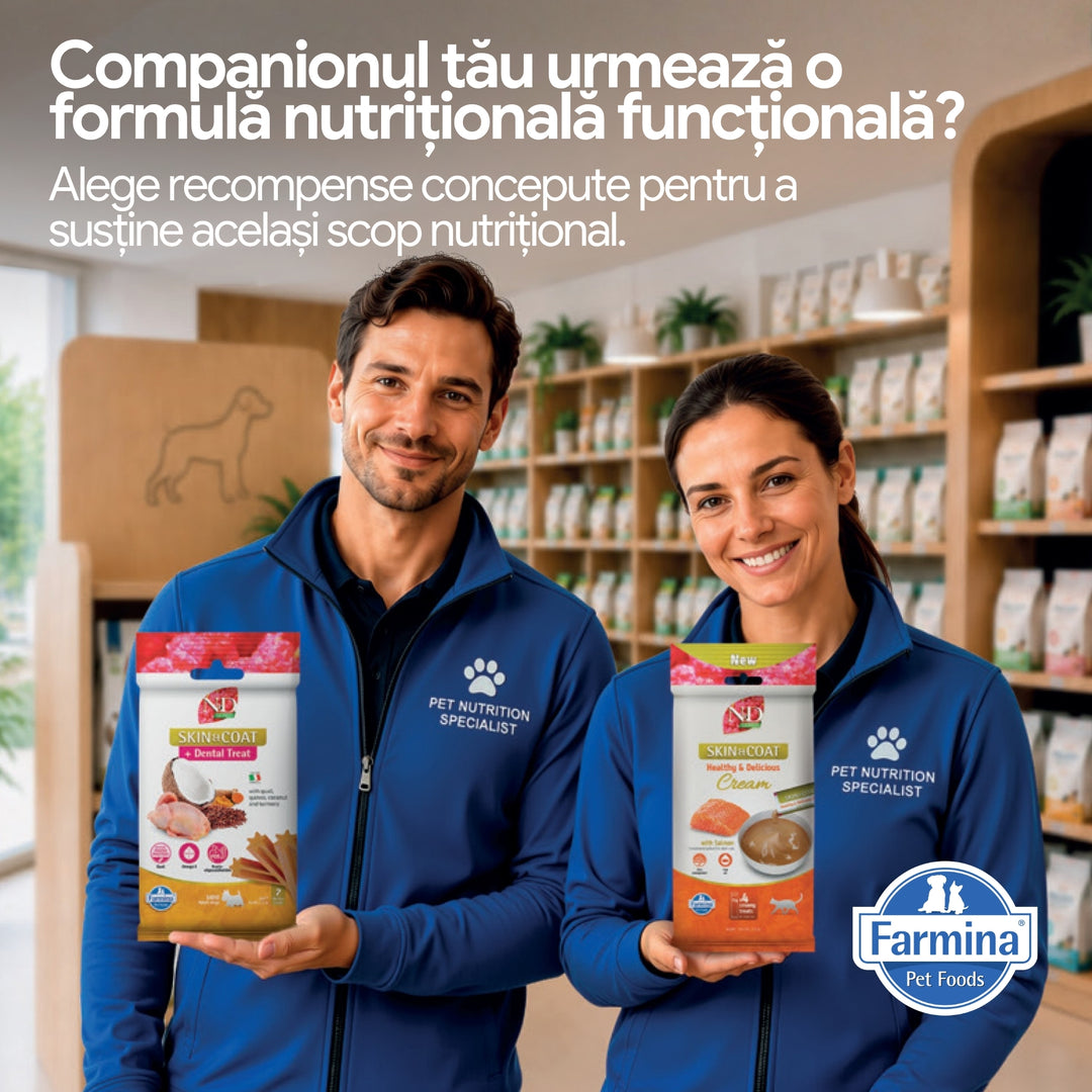 Recompense N&amp;D Quinoa Skin &amp; Coat | Crema cu Somon, 4x15g, Pisici