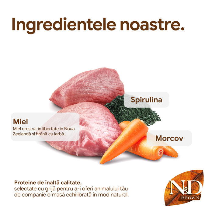 Hrana Uscata Caini Farmina N&amp;D PND0200003 | Miel, 2kg, Mini