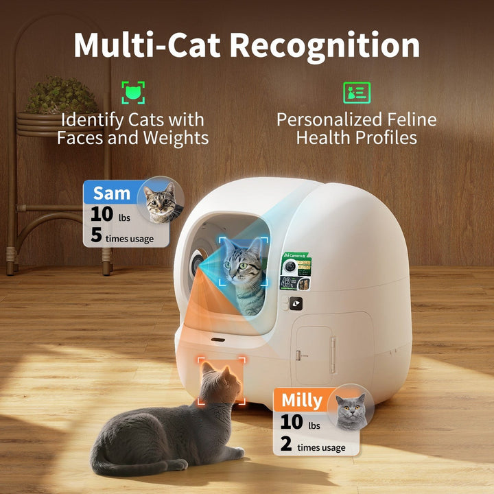 Litieră Pisici PETKIT Purobot Max Pro 2 | Cameră AI, Autocurățare