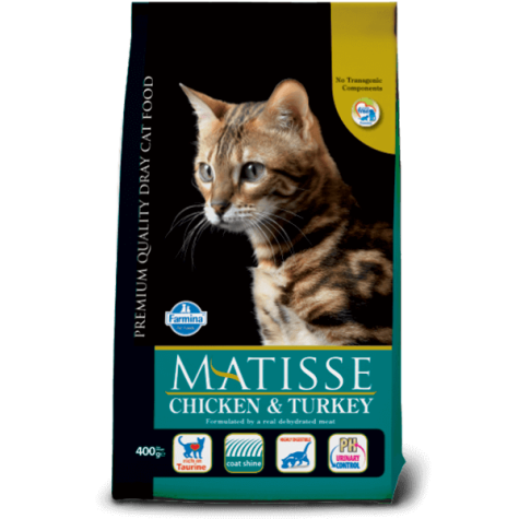 Hrană uscată pisică Farmina MATISSE chicken & turkey 400 gr