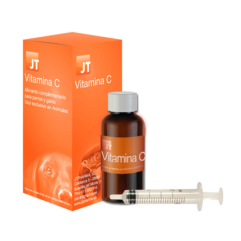 Supliment Vitamina C JT | 750mg, 55ml, Caini si Pisici
