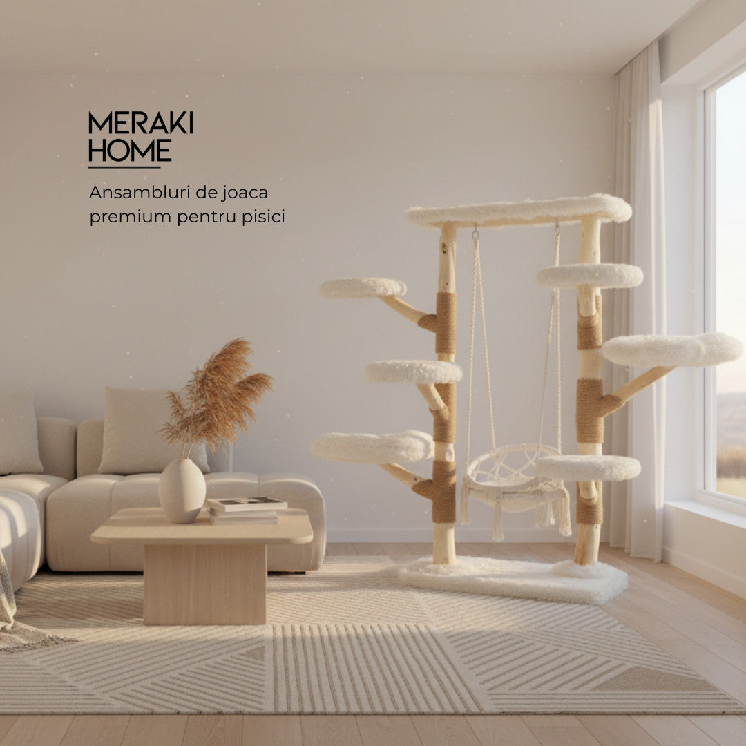 Meraki Home - Ansambluri de joaca premium pentru pisici
