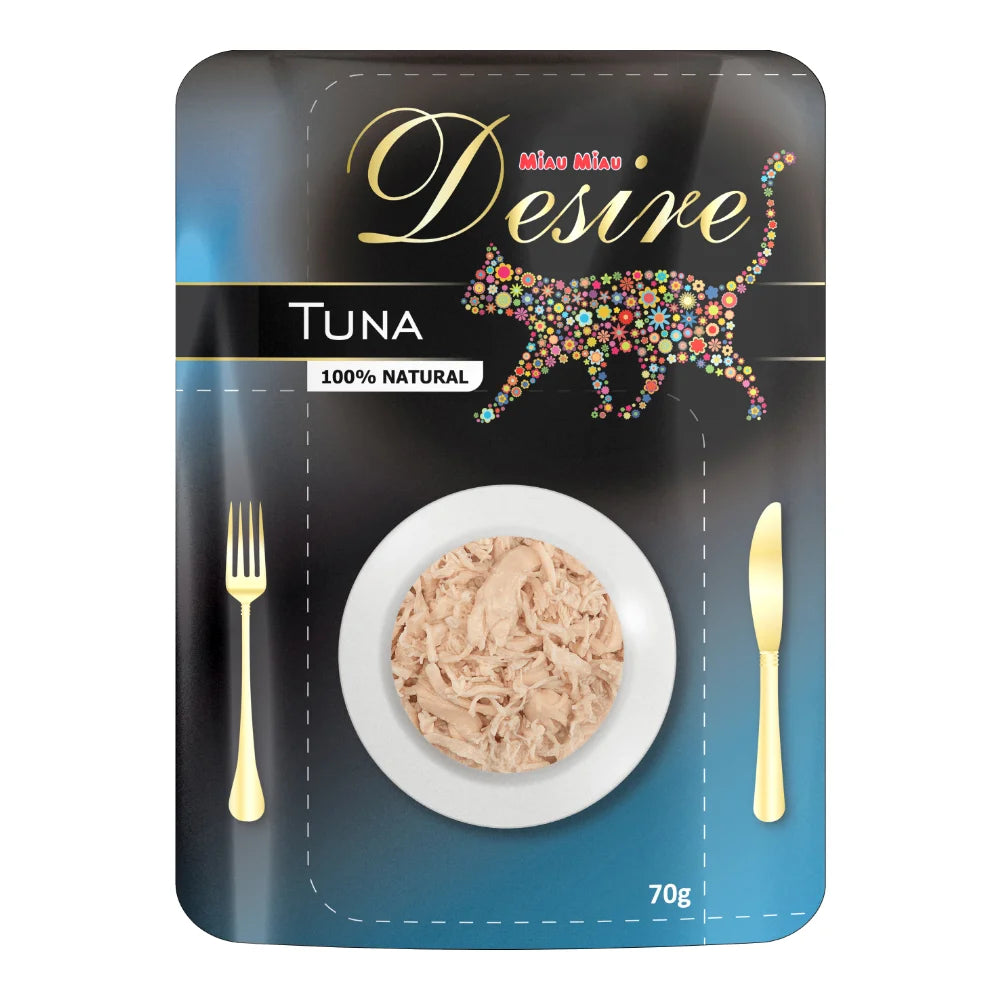 Hrană Umedă Pisici DESIRE | Ton File, 70g, Plic