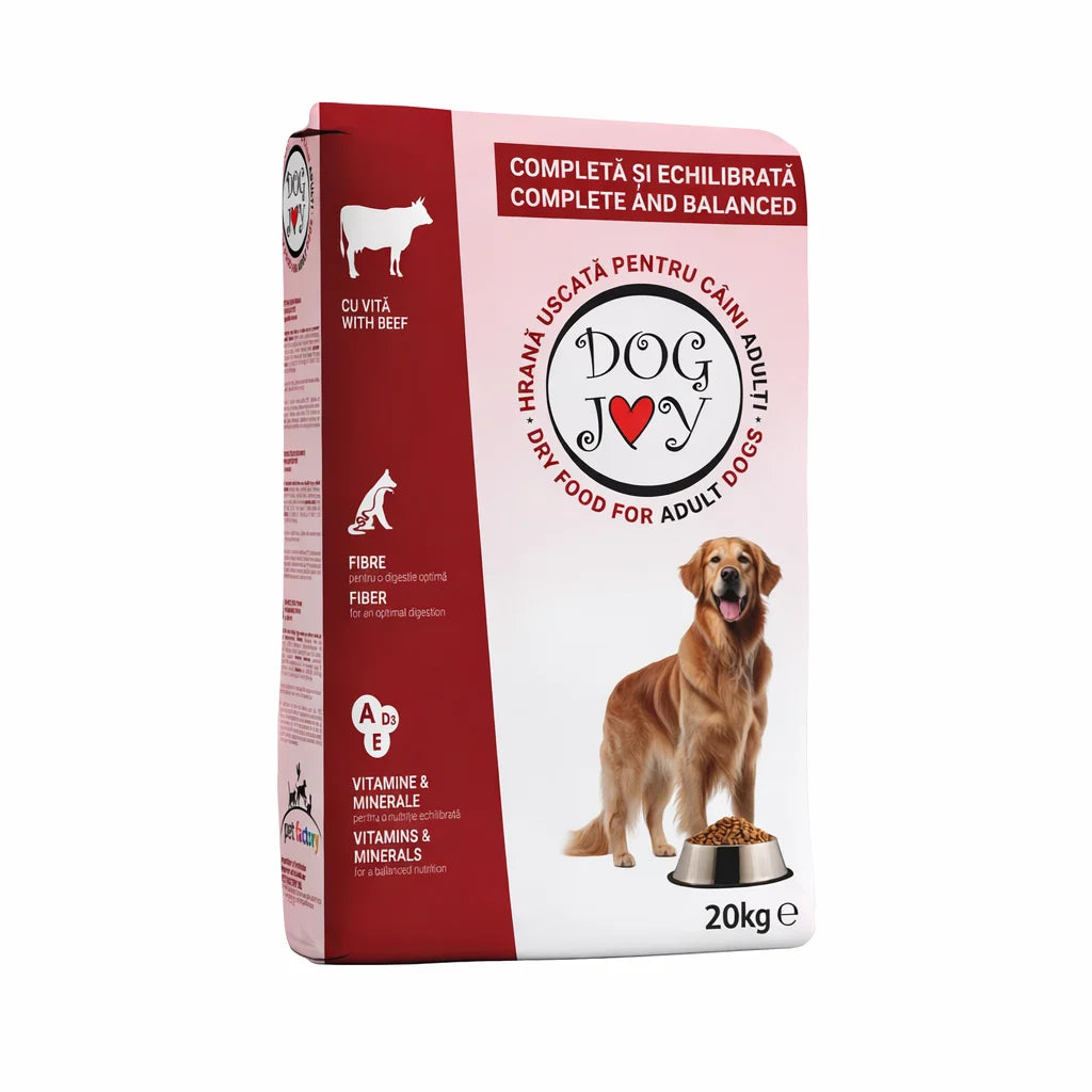 Hrana Uscata Caini DOG JOY | Vita, 20kg, Adult