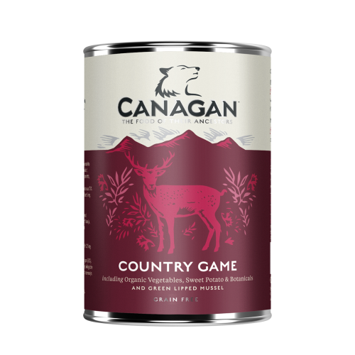 Hrana umeda pentru caini Canagan Grain Free cu vanat 400 g