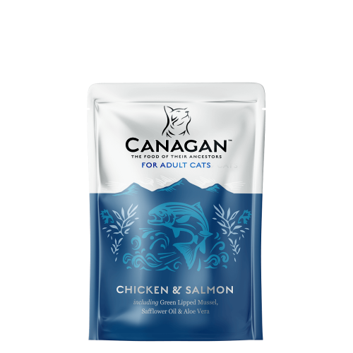 Hrana umeda pentru pisici Canagan Adult cu pui si somon 85 g