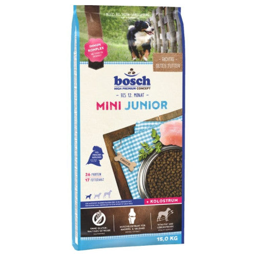 Hrana uscata pentru caini Bosch Mini Junior 15 kg