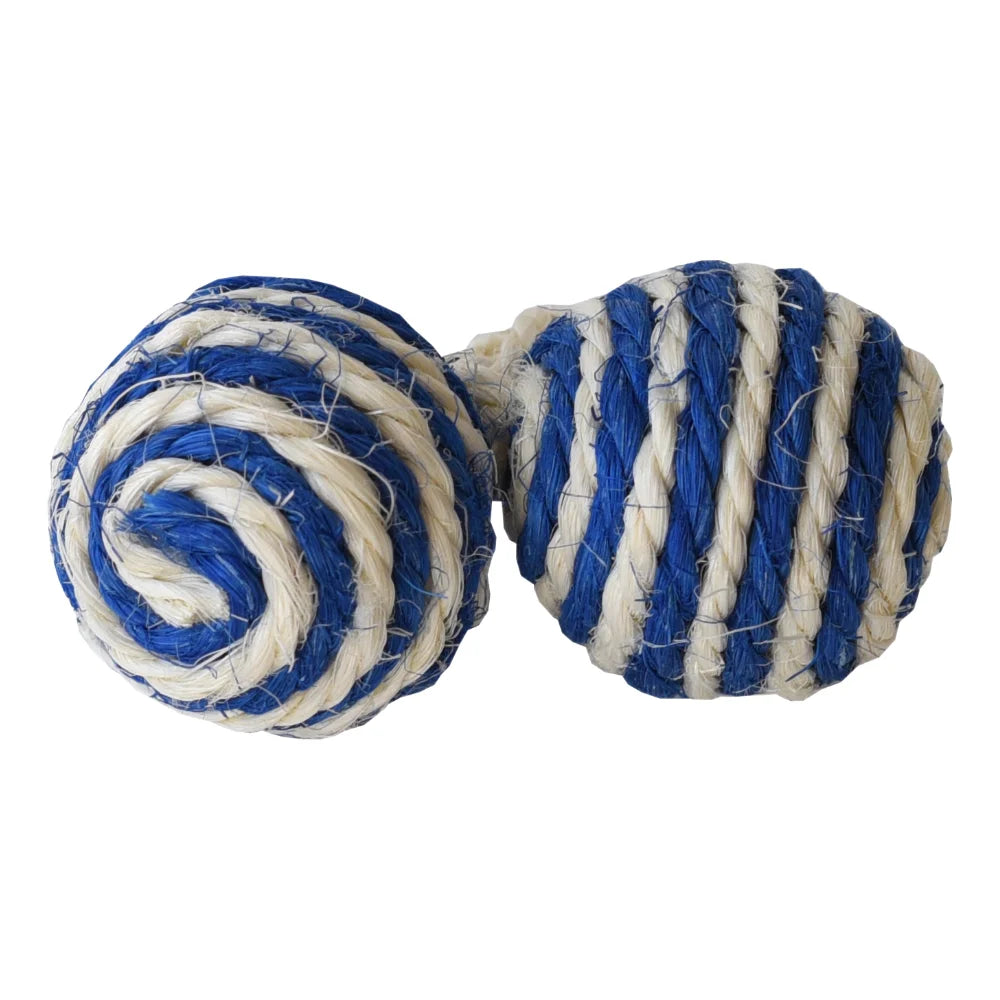 Minge din sisal pentru pisici, set 2 bucati, MIAU MIAU
