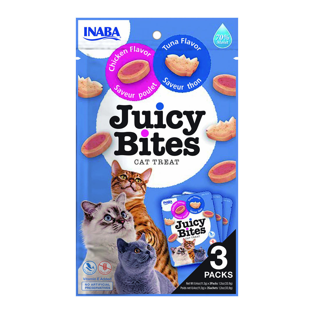 Juicy Bites Recompense pentru Pisici cu Ton si Pui