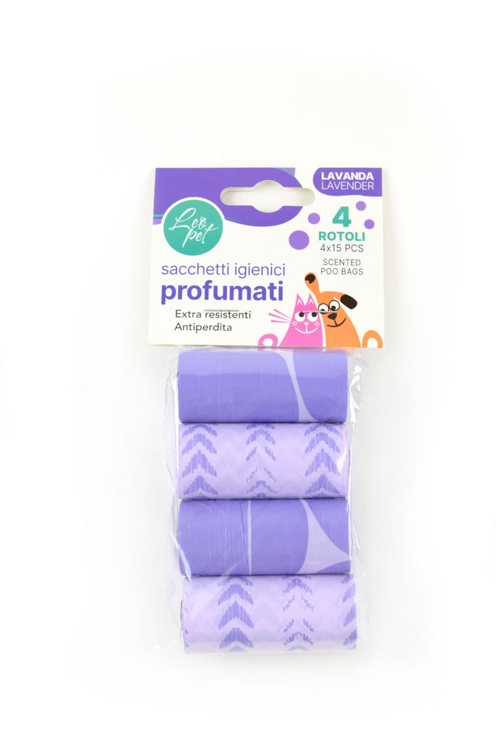 Leopet Pungi Igienice Parfumate Liliac Set 4 role