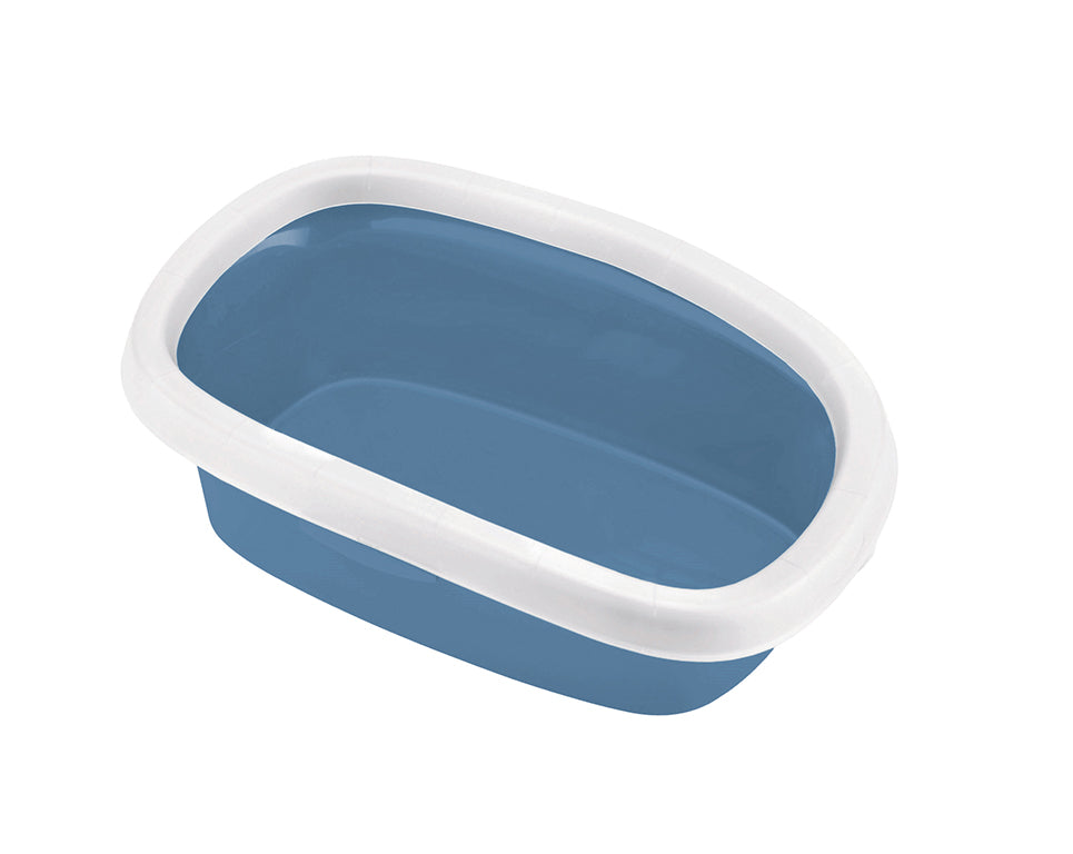 Litieră deschisa pentru pisici, STEFANPLAST sprint 10, nordic sky, 31x43x14 cm, plastic rezistent, margini inalte, ușor de curatat