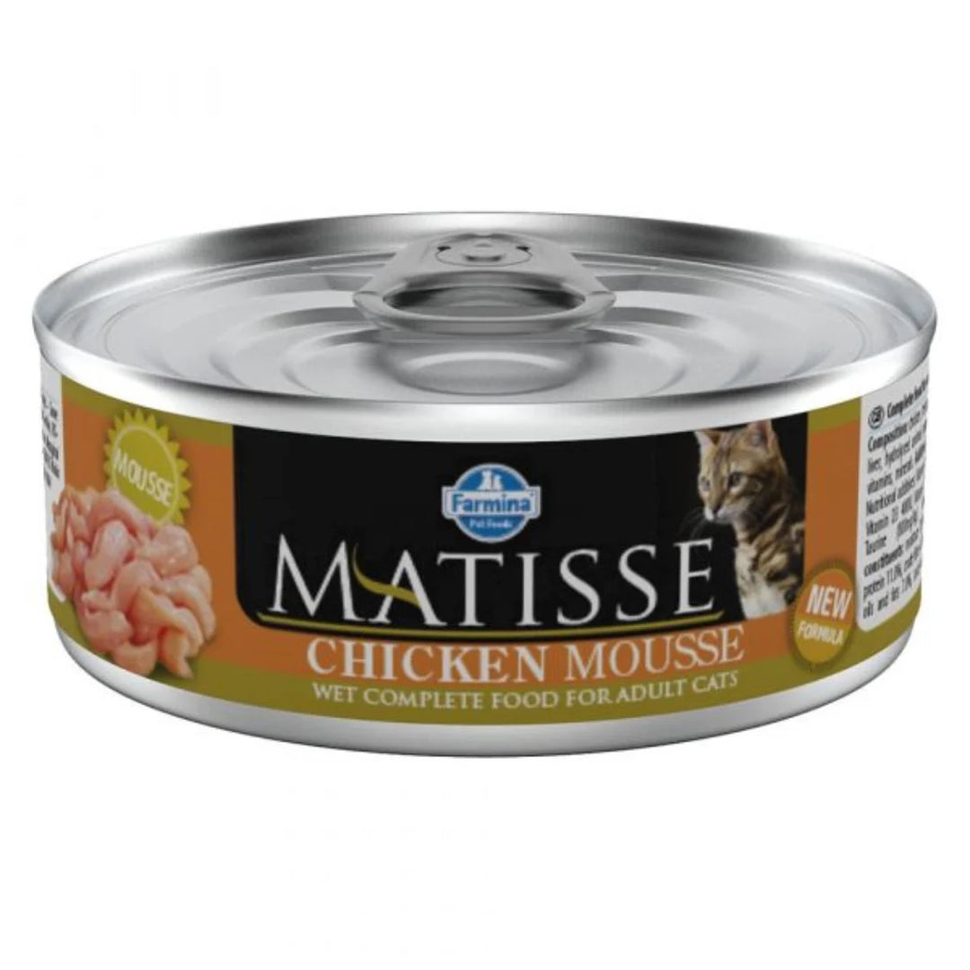 Hrană umedă pisică Farmina MATISSE cat mousse chicken 85 gr