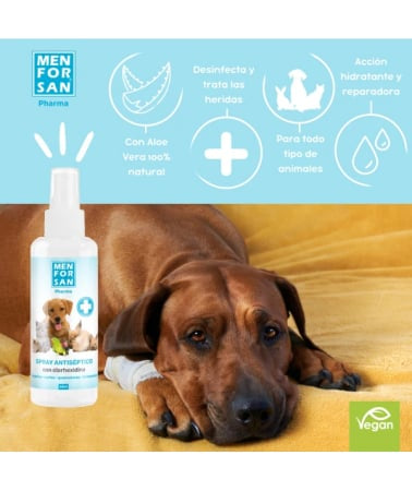 Menforsan Spray Antiseptic cu Clorhexidina pentru Animale de Companie 60 ML