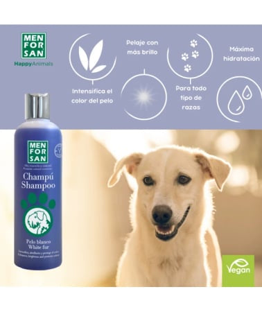 Menforsan Shampoo for White Coat Blana Alba 300 Ml