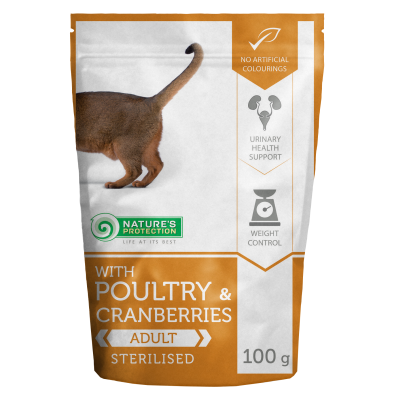 Nature s Protection Cat Sterilized PoultryCranberries 100 G